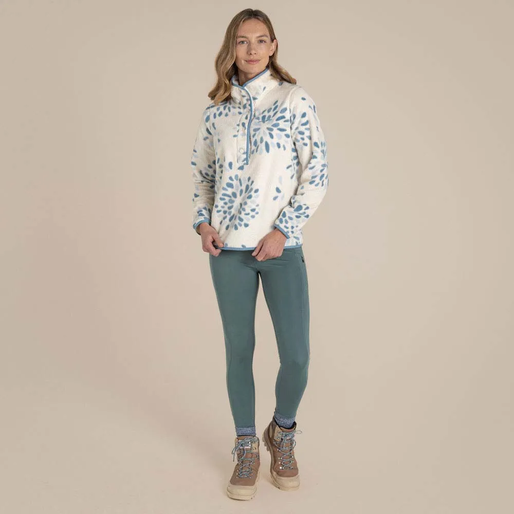 Craghoppers Rosemary Fleece Mit Halbem Reißverschluss, Sky print Craghoppers Rosemary Fleece Mit Halbem Reißverschluss, Sky print