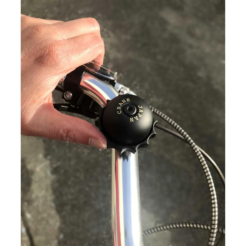CRANE BELL CO. E-ne Revolver Fahrradklingel CRANE BELL CO. E-ne Revolver Fahrradklingel