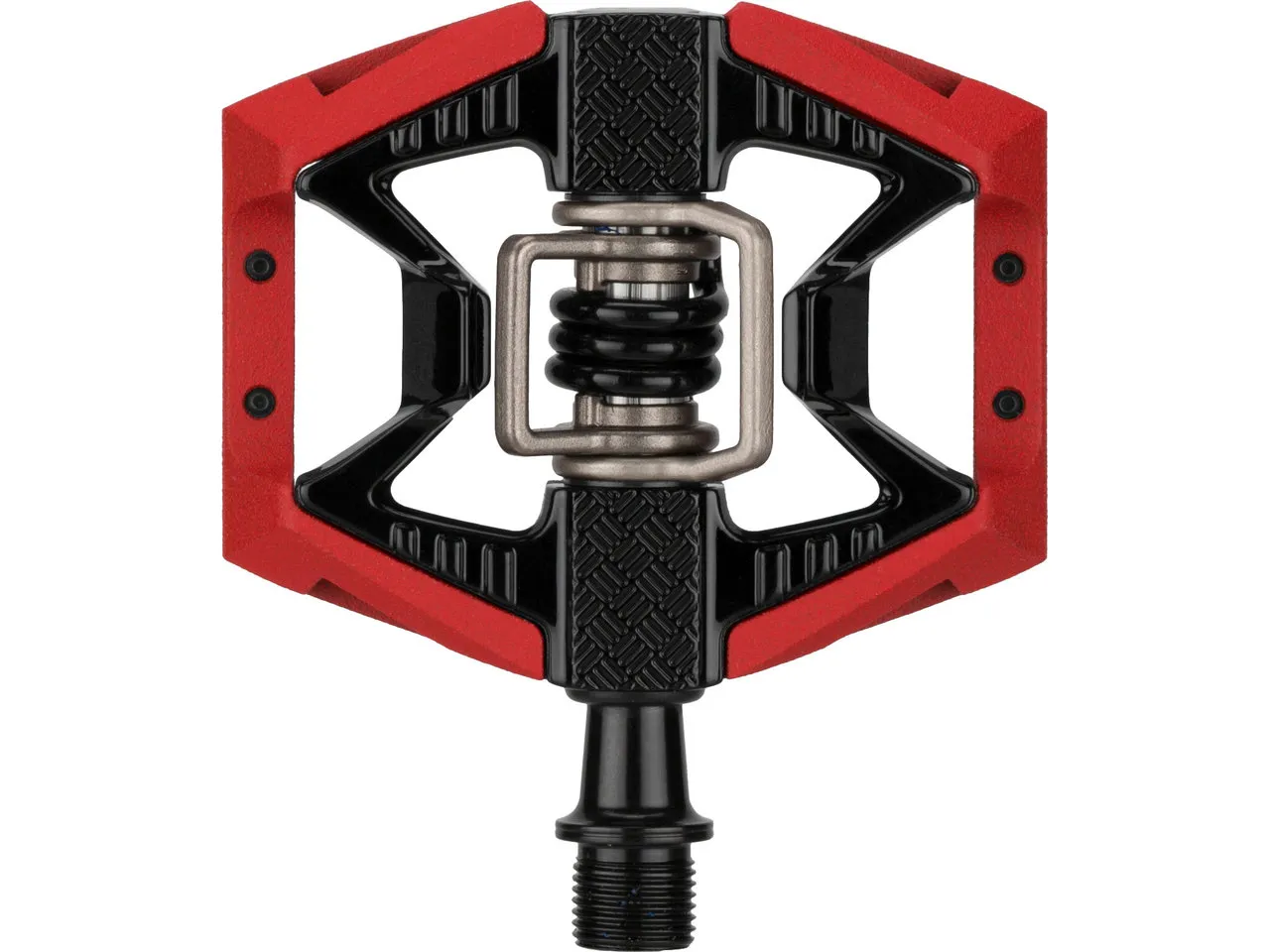 Crankbrothers Double Shot 3 Klick-/Plattformpedale, Rot, one_size Crankbrothers Double Shot 3 Klick-/Plattformpedale, Rot, one_size