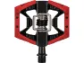 Crankbrothers Double Shot 3 Klick-/Plattformpedale, Rot, one_size
