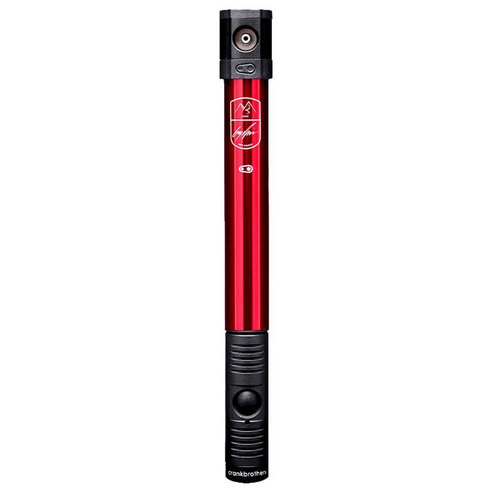 Crankbrothers Klic Hv Leogang Mini-pumpe, Black / red, 110psi