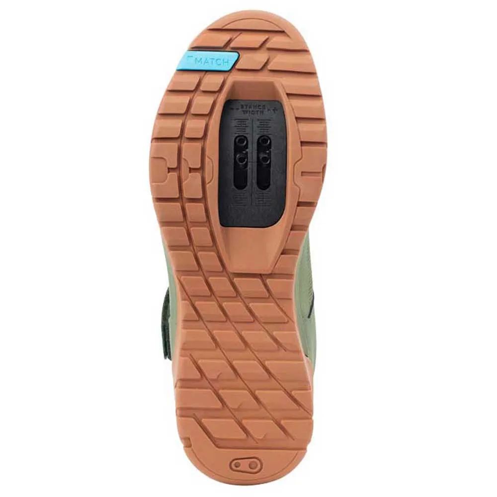 Crankbrothers Mallet E Gum Outsole Mtb-schuhe, Green / blue Crankbrothers Mallet E Gum Outsole Mtb-schuhe, Green / blue