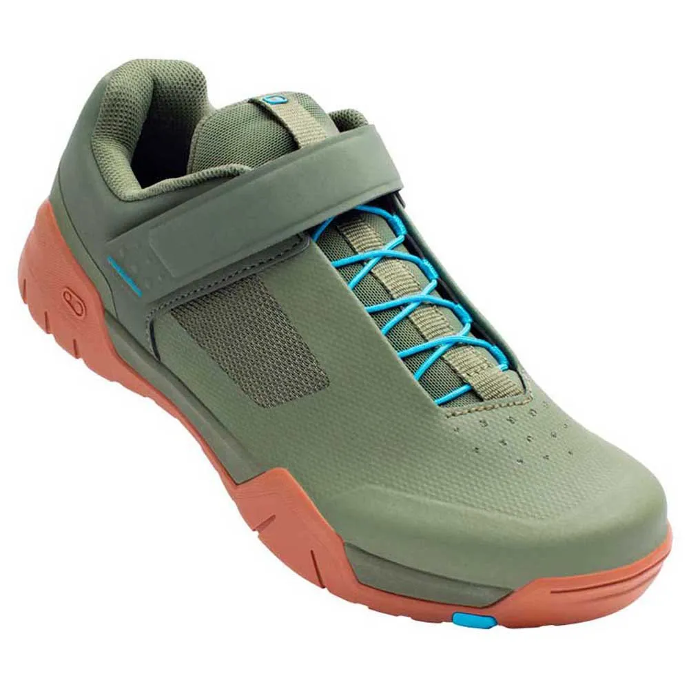 Crankbrothers Mallet E Gum Outsole Mtb-schuhe, Green / blue Crankbrothers Mallet E Gum Outsole Mtb-schuhe, Green / blue