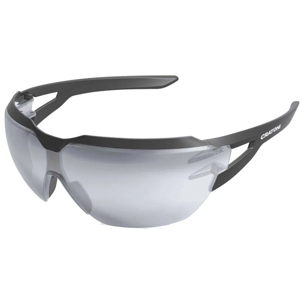 CRATONI C-active Photochrome Sonnenbrille, Black rubber, Light Grey Mirror/CAT1-3 CRATONI C-active Photochrome Sonnenbrille, Black rubber, Light Grey Mirror/CAT1-3