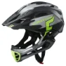 CRATONI C-maniac Pro Downhillhelm, Black / green lime matt