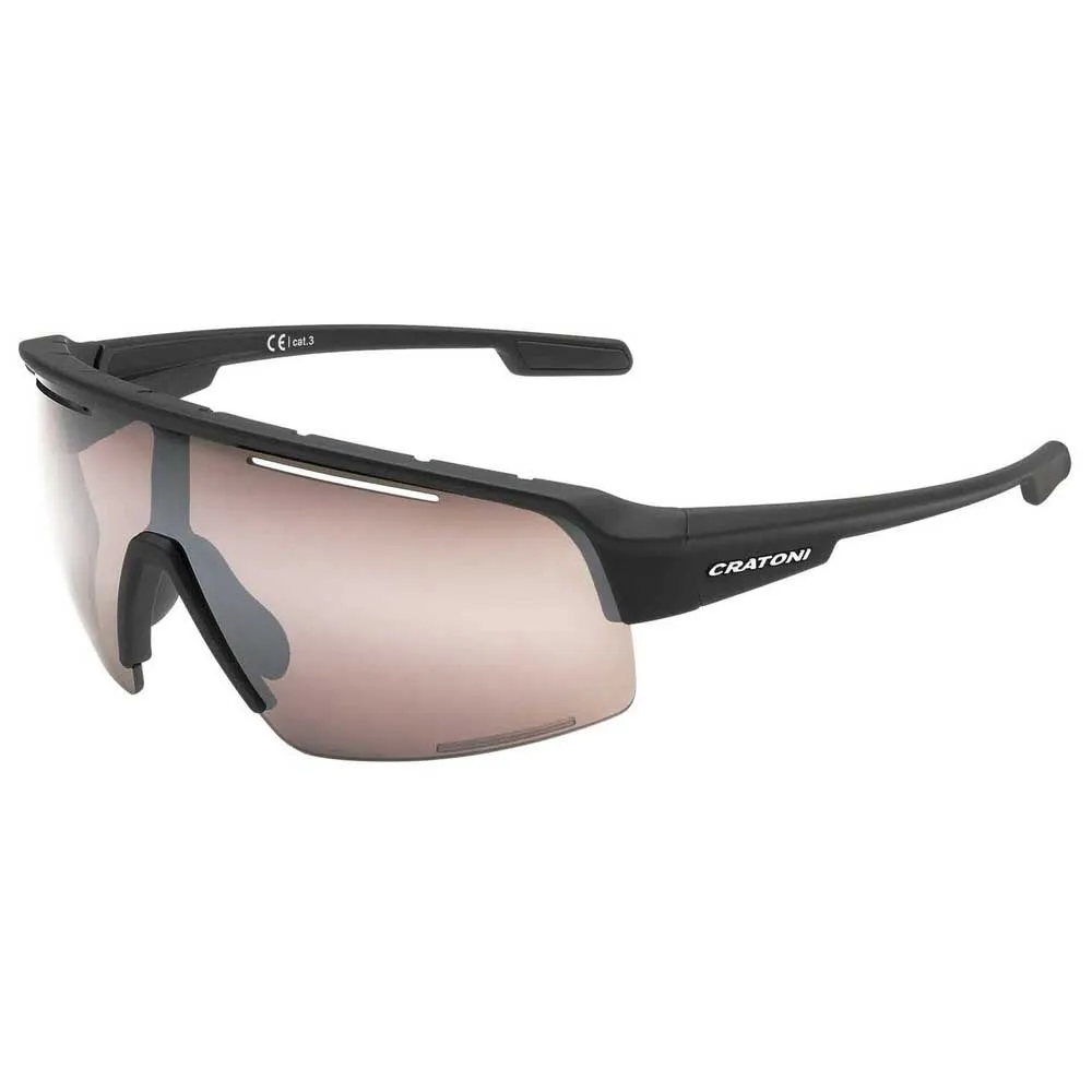 CRATONI C-matic Color+ Sport Sonnenbrille, Coffee, Amber Blue Mirror/CAT3 CRATONI C-matic Color+ Sport Sonnenbrille, Coffee, Amber Blue Mirror/CAT3