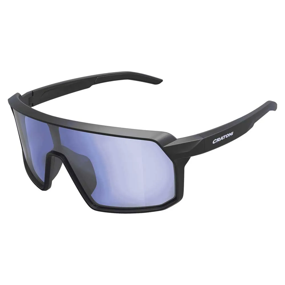 CRATONI Skyvision Photochrome Sonnenbrille, Black matt, Clear Blue Mirror/CAT1-3 CRATONI Skyvision Photochrome Sonnenbrille, Black matt, Clear Blue Mirror/CAT1-3