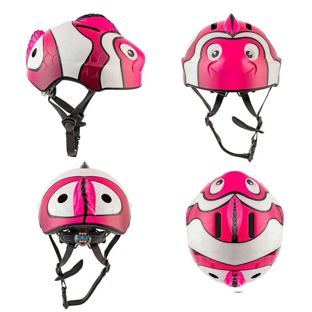 Crazy Safety Clown Fish Junior-helm, Pink Crazy Safety Clown Fish Junior-helm, Pink
