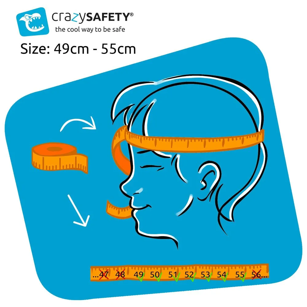 Crazy Safety Clown Fish Junior-helm, Pink Crazy Safety Clown Fish Junior-helm, Pink