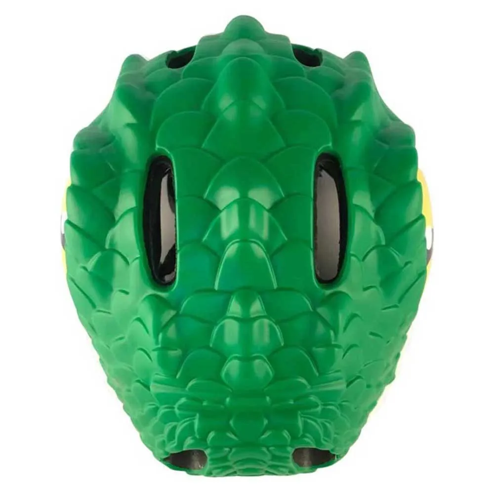 Crazy Safety Crocodile Junior-helm, Green Crazy Safety Crocodile Junior-helm, Green