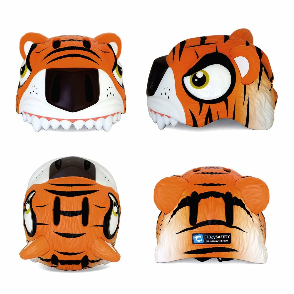 Crazy Safety Tiger Junior-helm, Orange Crazy Safety Tiger Junior-helm, Orange