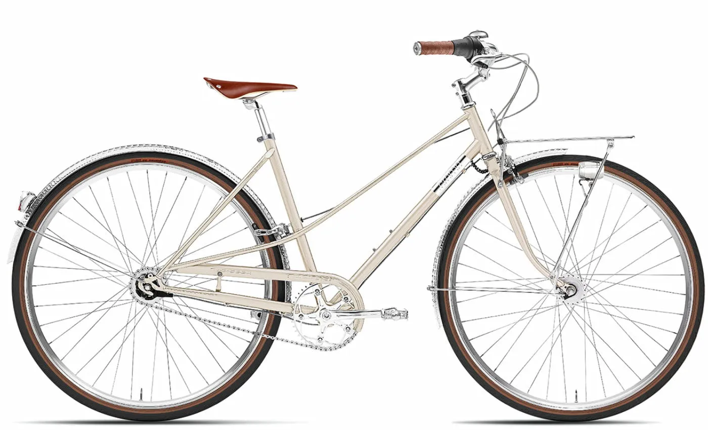 Creme Caferacer Lady Doppio - 7N Trapez Creme Caferacer Lady Doppio - 7N Trapez