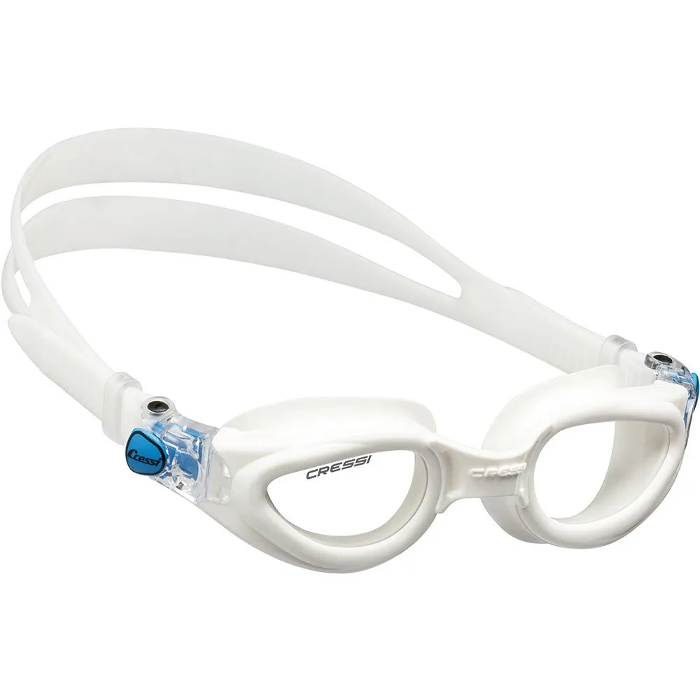 Cressi Right Kinderschwimmbrille, White / blue, One Size Cressi Right Kinderschwimmbrille, White / blue, One Size