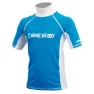Cressi Tribal Uv-schutz T-shirt Mit Kurzen ärmeln, Blue / white, 6-7Y