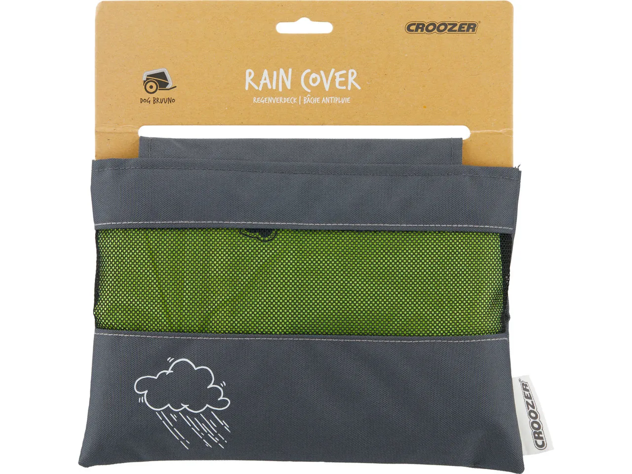 Croozer Regenverdeck für Dog Bruuno, Gelb, one_size Croozer Regenverdeck für Dog Bruuno, Gelb, one_size