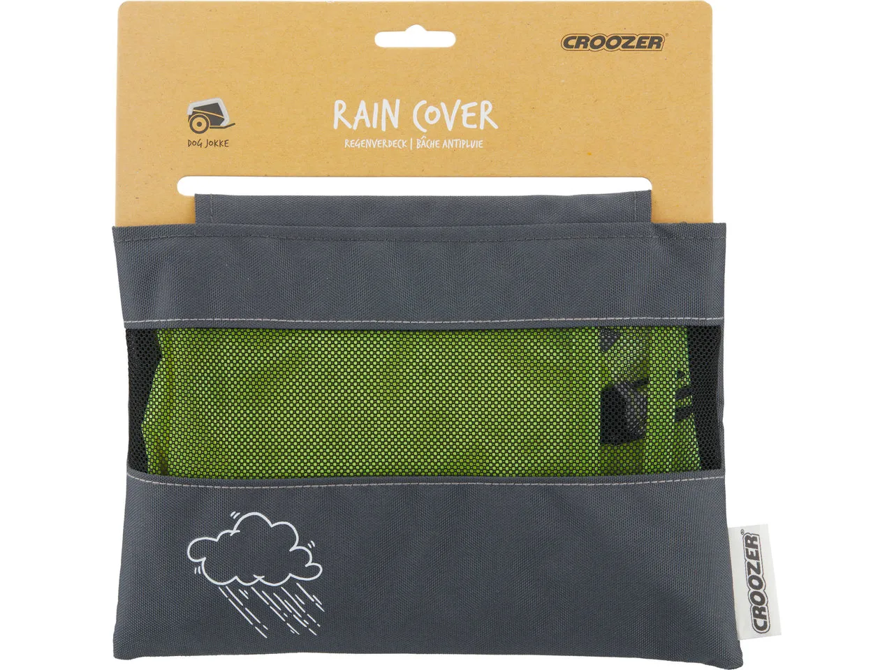 Croozer Regenverdeck für Dog Jokke, Gelb, one_size Croozer Regenverdeck für Dog Jokke, Gelb, one_size