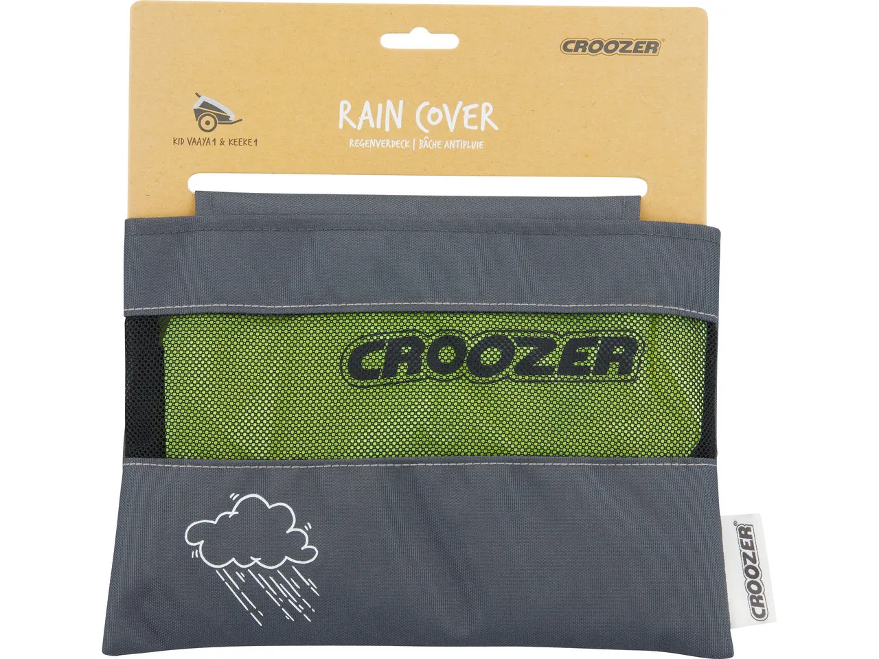 Croozer Regenverdeck Kid Einsitzer ab Modell 2016, Gelb, one_size Croozer Regenverdeck Kid Einsitzer ab Modell 2016, Gelb, one_size