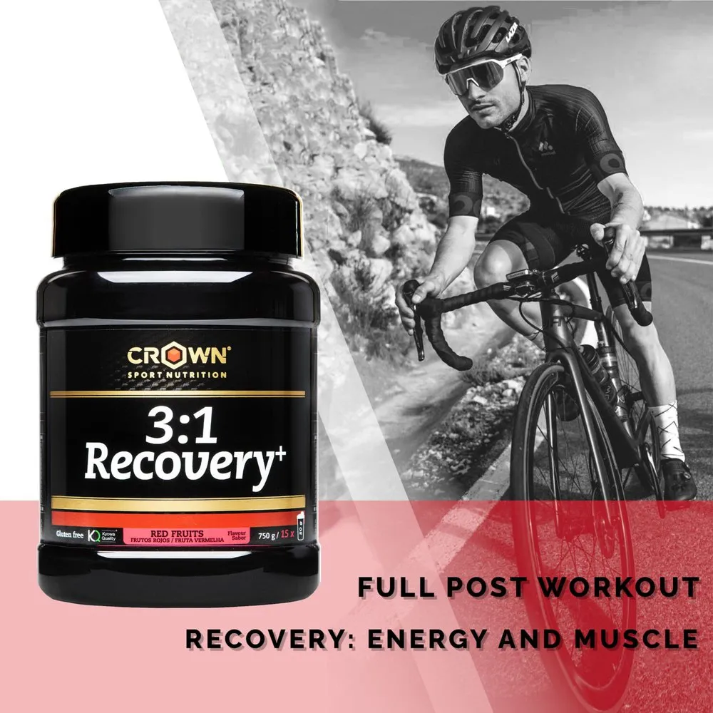 Crown Sport Nutrition 3:1 Recovery+ Recovery-monodose-box Beeren 50g 10 Einheiten, Black, One Size Crown Sport Nutrition 3:1 Recovery+ Recovery-monodose-box Beeren 50g 10 Einheiten, Black, One Size