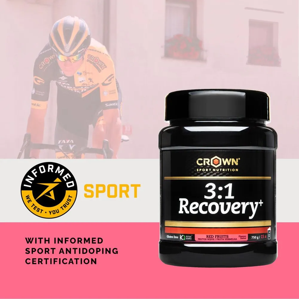 Crown Sport Nutrition 3:1 Recovery+ Recovery-monodose-box Beeren 50g 10 Einheiten, Black, One Size Crown Sport Nutrition 3:1 Recovery+ Recovery-monodose-box Beeren 50g 10 Einheiten, Black, One Size