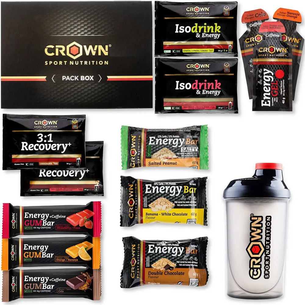 Crown Sport Nutrition Endurance Tester 3.0 Cocktail-set 500ml, Black, One Size Crown Sport Nutrition Endurance Tester 3.0 Cocktail-set 500ml, Black, One Size