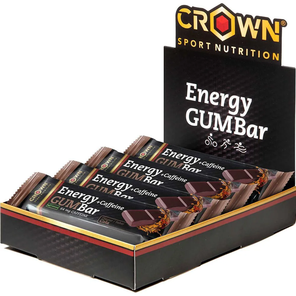 Crown Sport Nutrition Energie-riegel-box Cola 30g 12 Einheiten, Black / brown, One Size