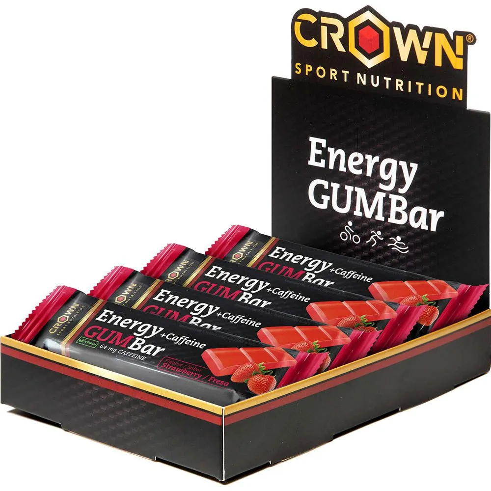 Crown Sport Nutrition Energie-riegel-box Erdbeere 30g 12 Einheiten, Black / red, One Size Crown Sport Nutrition Energie-riegel-box Erdbeere 30g 12 Einheiten, Black / red, One Size