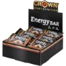 Crown Sport Nutrition Energie-riegel-box Shokolade Salzig 60g 12 Einheiten, Black / orange, One Size