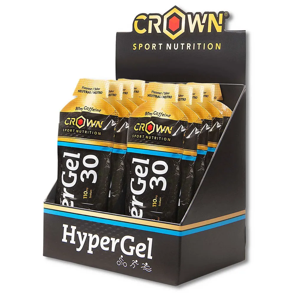 Crown Sport Nutrition Hyper 30 Hydro Neutral Schachtel Mit Energiegelen 75g 10 Einheiten