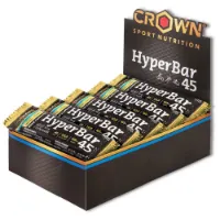Crown Sport Nutrition Hyper 45 Energie-riegel-box Neutraler Geschmack 60g 10 Einheiten Crown Sport Nutrition Hyper 45 Energie-riegel-box Neutraler Geschmack 60g 10 Einheiten