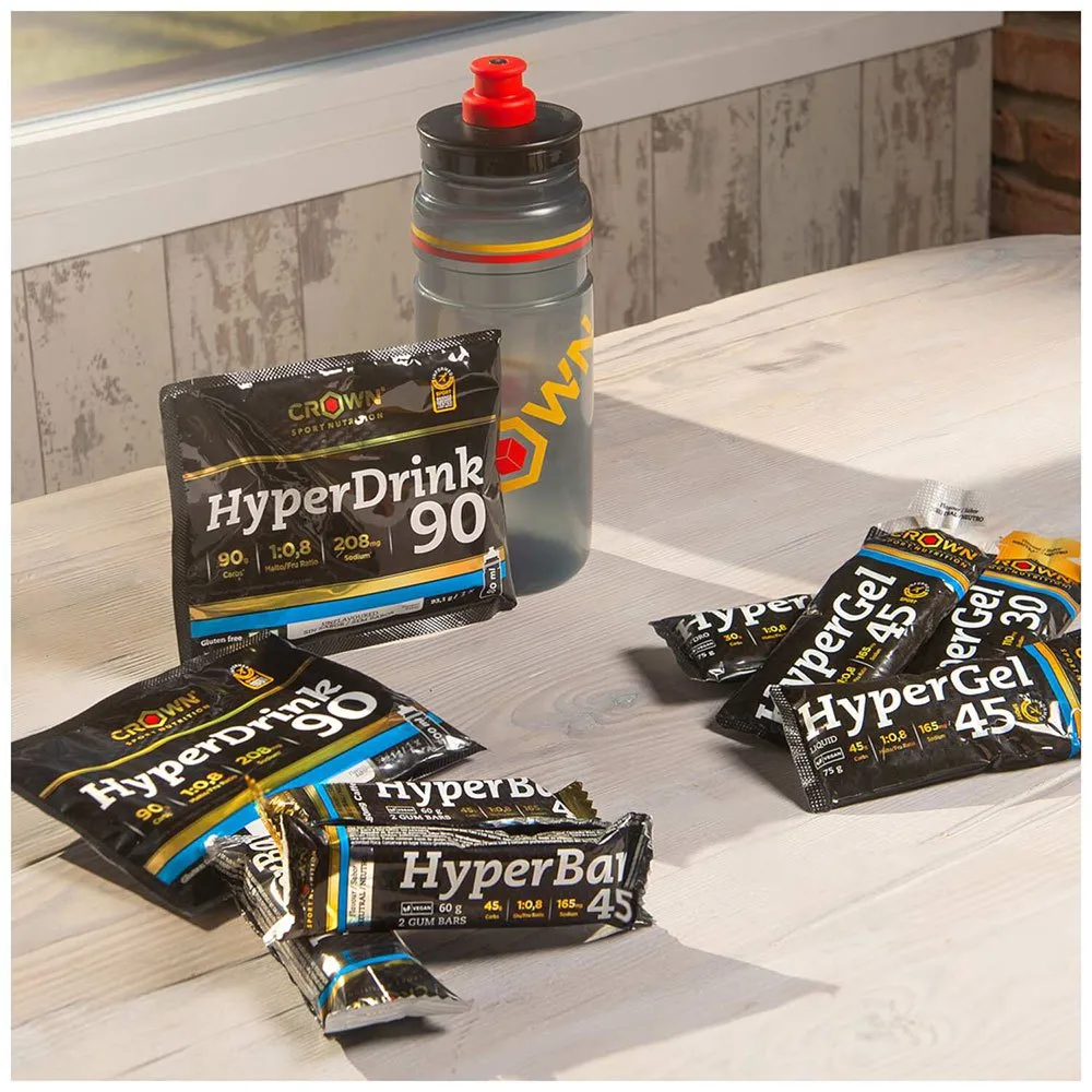 Crown Sport Nutrition Hyper Eenergy Tester Flaschenset 750ml, Black, One Size Crown Sport Nutrition Hyper Eenergy Tester Flaschenset 750ml, Black, One Size