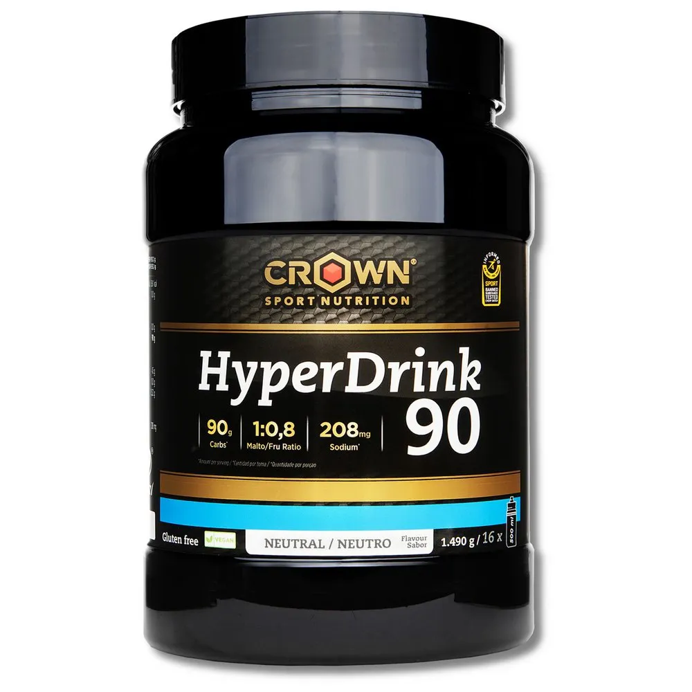 Crown Sport Nutrition Hyperdrink 90 Energetisches Neutrales Pulver 1.49kg, Black, One Size Crown Sport Nutrition Hyperdrink 90 Energetisches Neutrales Pulver 1.49kg, Black, One Size