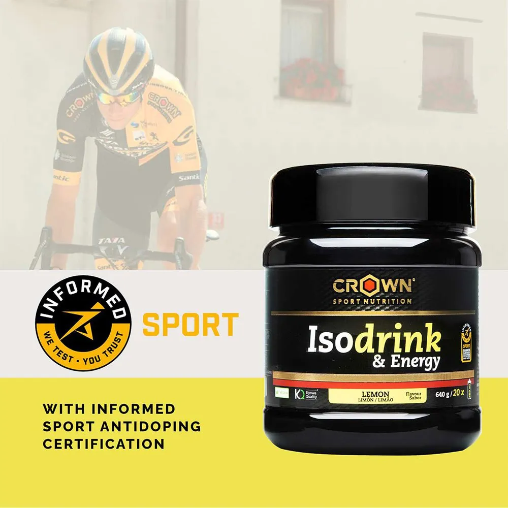 Crown Sport Nutrition Isotonic Drink Powder Zitrone 640g, Black, One Size Crown Sport Nutrition Isotonic Drink Powder Zitrone 640g, Black, One Size