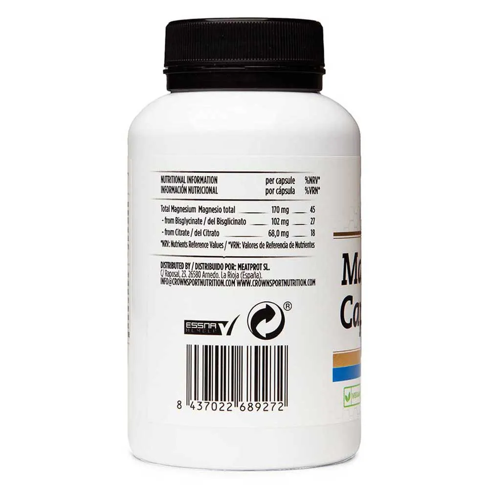 Crown Sport Nutrition Magnesium Dual Vegan Kapseln 90 Einheiten, Multicolor, One Size Crown Sport Nutrition Magnesium Dual Vegan Kapseln 90 Einheiten, Multicolor, One Size