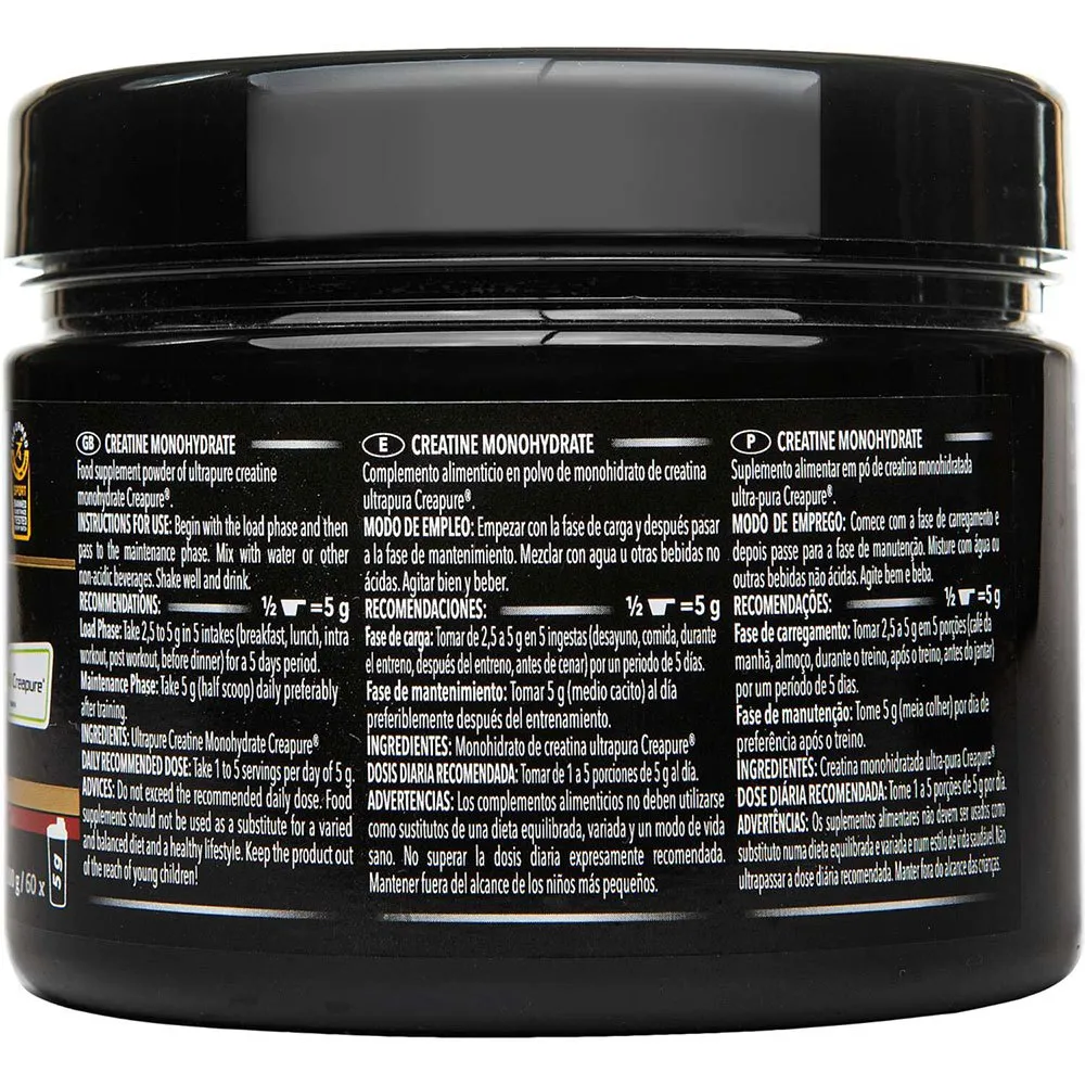 Crown Sport Nutrition Monohydrate Kreatinpulver 300g, Black, One Size Crown Sport Nutrition Monohydrate Kreatinpulver 300g, Black, One Size