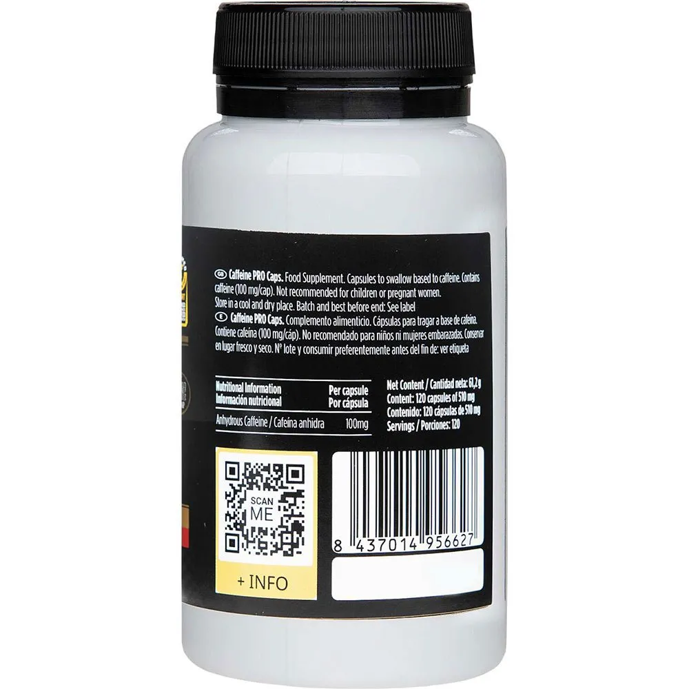 Crown Sport Nutrition Pro Kapseln Koffein 120 Einheiten, Black, One Size Crown Sport Nutrition Pro Kapseln Koffein 120 Einheiten, Black, One Size
