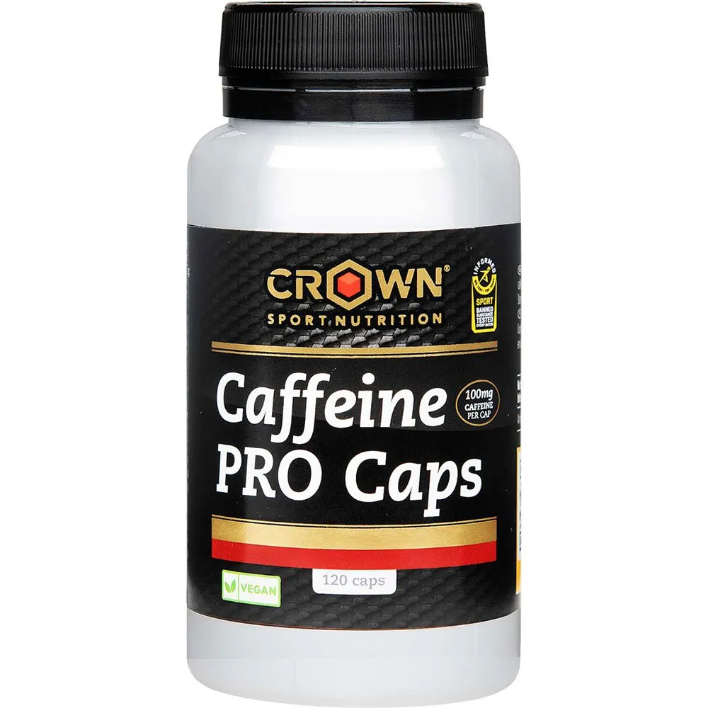 Crown Sport Nutrition Pro Kapseln Koffein 120 Einheiten, Black, One Size Crown Sport Nutrition Pro Kapseln Koffein 120 Einheiten, Black, One Size