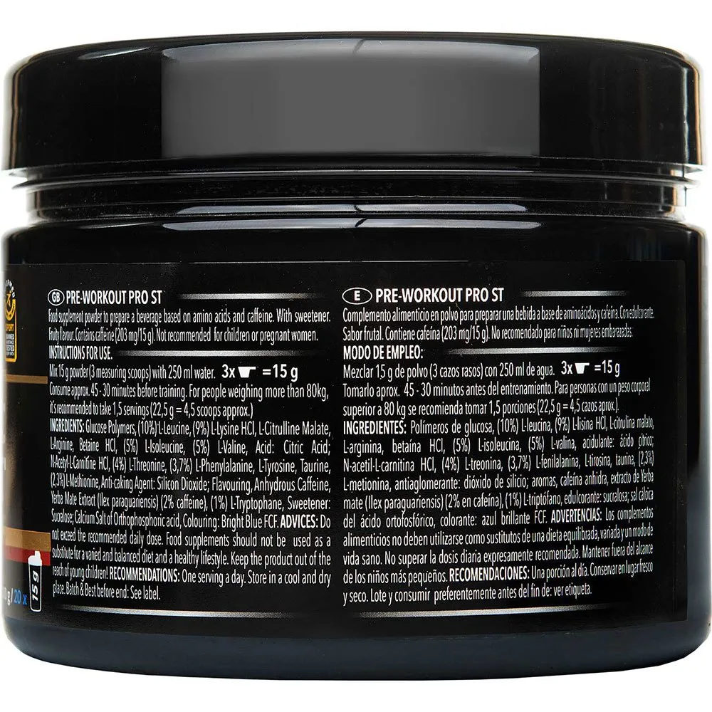 Crown Sport Nutrition Pro St Blue Storm Getränkepulver 300g, Black, One Size Crown Sport Nutrition Pro St Blue Storm Getränkepulver 300g, Black, One Size