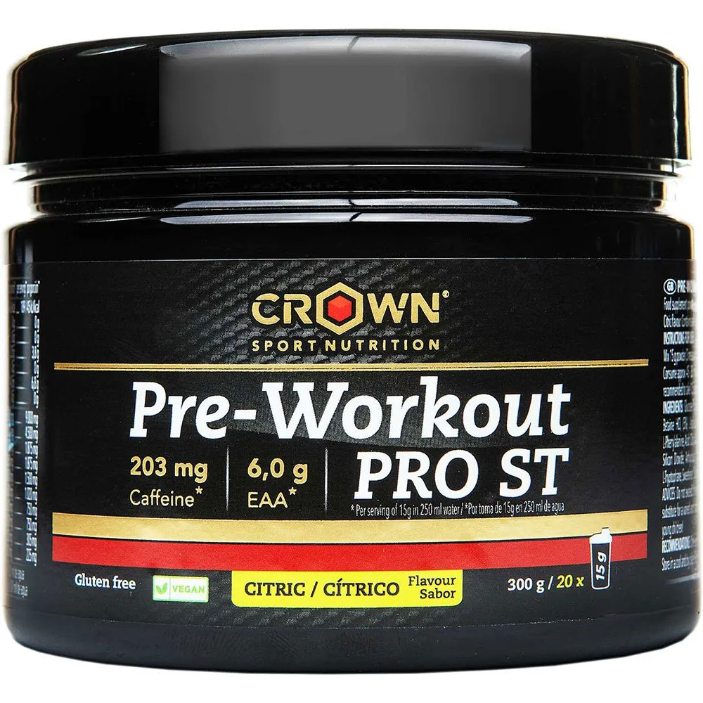 Crown Sport Nutrition Pro St Getränkepulver Zitrusfrüchte 300g, Black, One Size Crown Sport Nutrition Pro St Getränkepulver Zitrusfrüchte 300g, Black, One Size