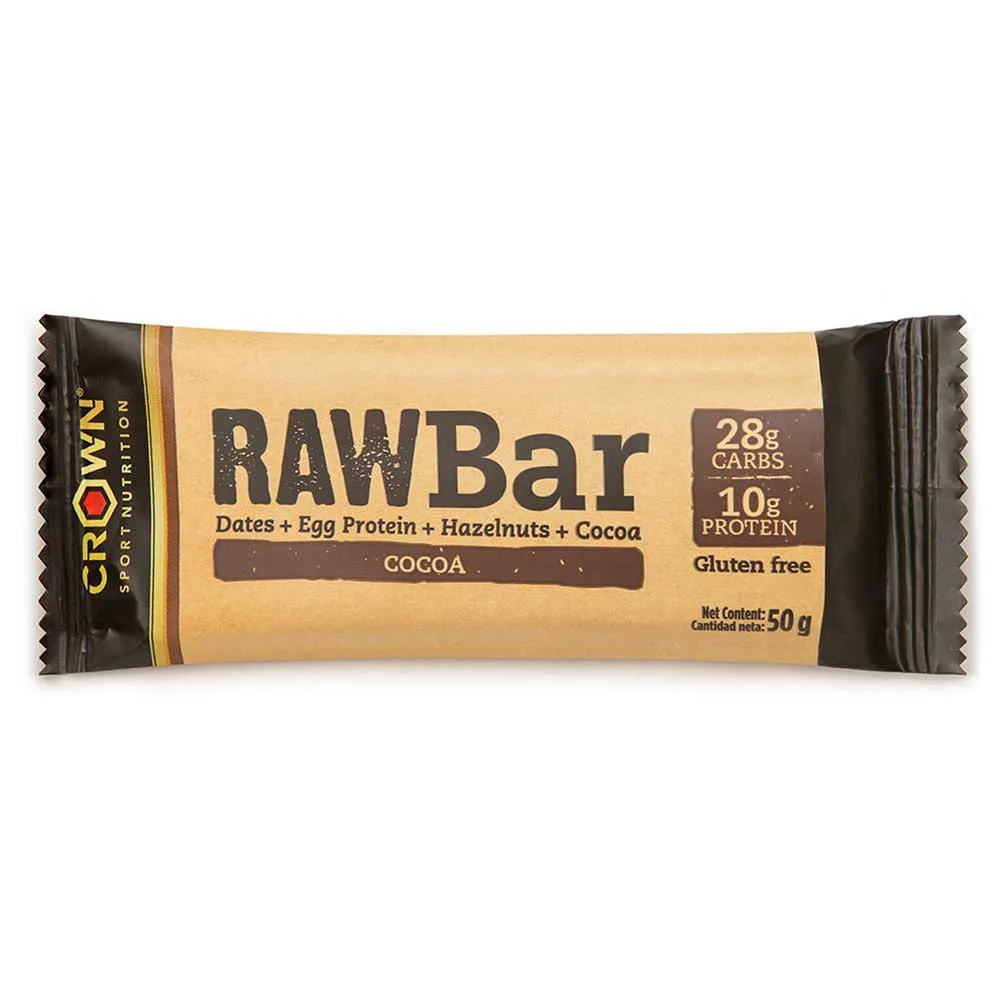 Crown Sport Nutrition Raw Energie-riegel-box Kakao 50g 12 Einheiten, Multicolor, One Size Crown Sport Nutrition Raw Energie-riegel-box Kakao 50g 12 Einheiten, Multicolor, One Size