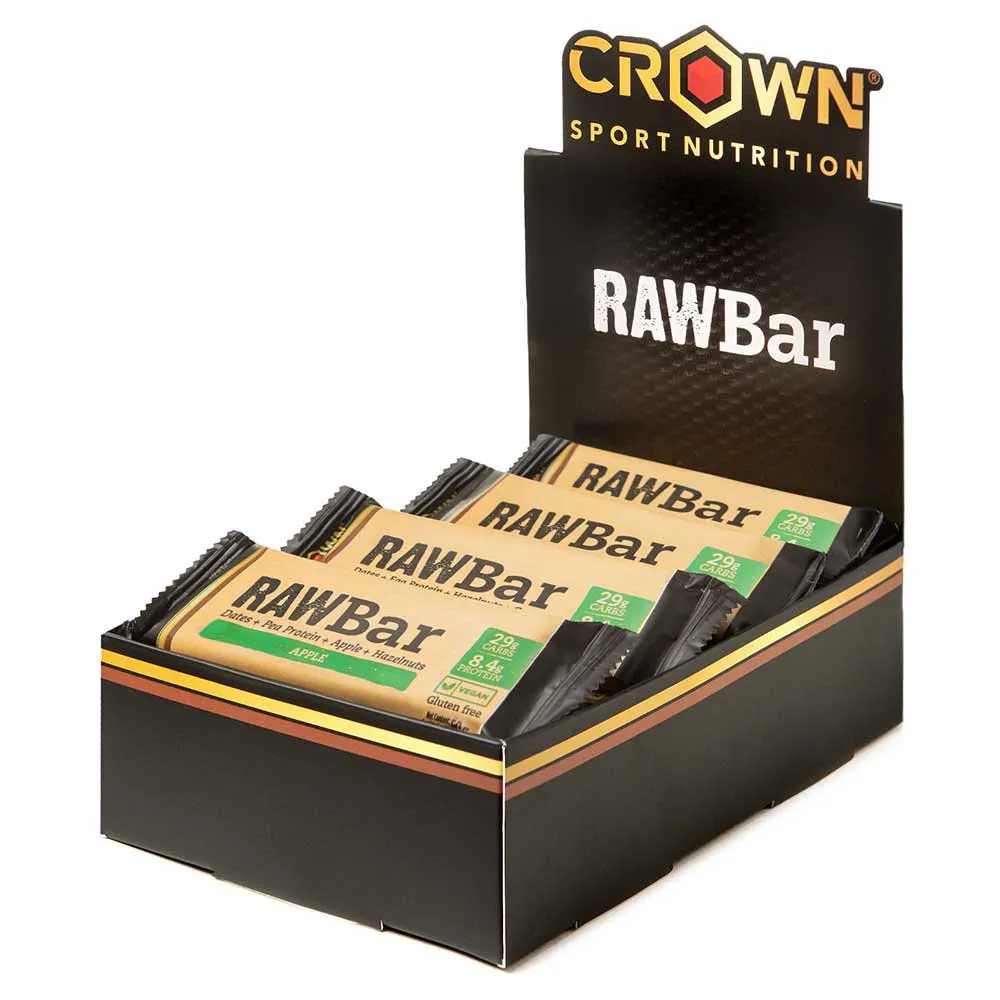 Crown Sport Nutrition Raw Vegan Energie-riegel-box Apfel 50g 12 Einheiten, Multicolor, One Size Crown Sport Nutrition Raw Vegan Energie-riegel-box Apfel 50g 12 Einheiten, Multicolor, One Size