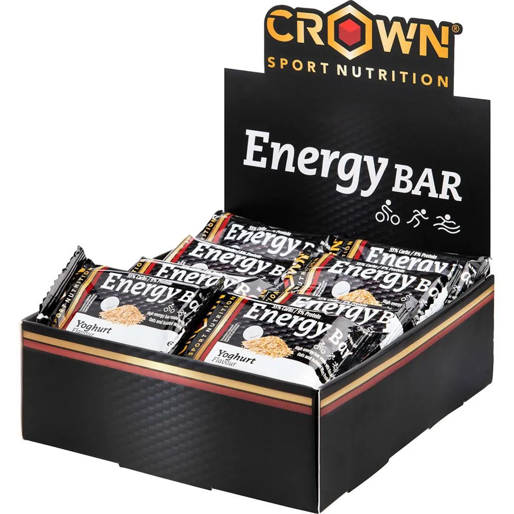 Crown Sport Nutrition Schachtel Joghurt-energieriegel 60g 12 Einheiten, Black / white, One Size Crown Sport Nutrition Schachtel Joghurt-energieriegel 60g 12 Einheiten, Black / white, One Size