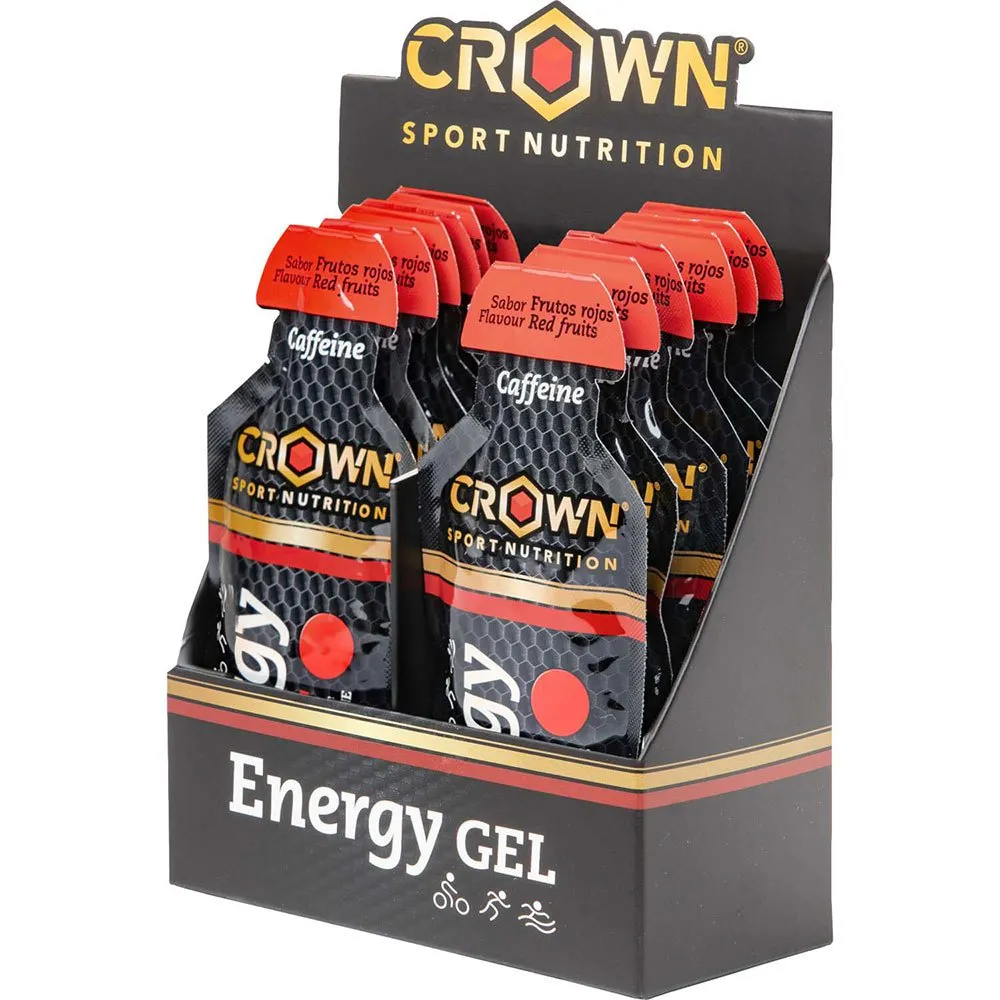 Crown Sport Nutrition Schachtel Mit Energiegelen Beeren 40g 12 Einheiten, Black / red, One Size Crown Sport Nutrition Schachtel Mit Energiegelen Beeren 40g 12 Einheiten, Black / red, One Size