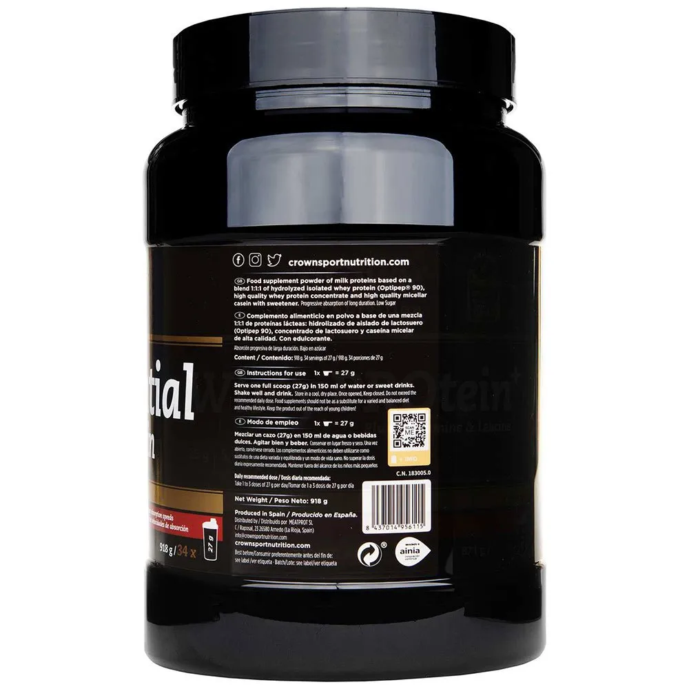 Crown Sport Nutrition Sequential Protein Chocolate Pulver 918g, Black, One Size Crown Sport Nutrition Sequential Protein Chocolate Pulver 918g, Black, One Size