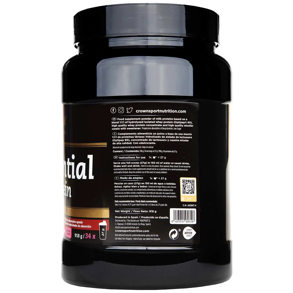 Crown Sport Nutrition Sequential Protein Pulver Erdbeere 918g, Black, One Size Crown Sport Nutrition Sequential Protein Pulver Erdbeere 918g, Black, One Size