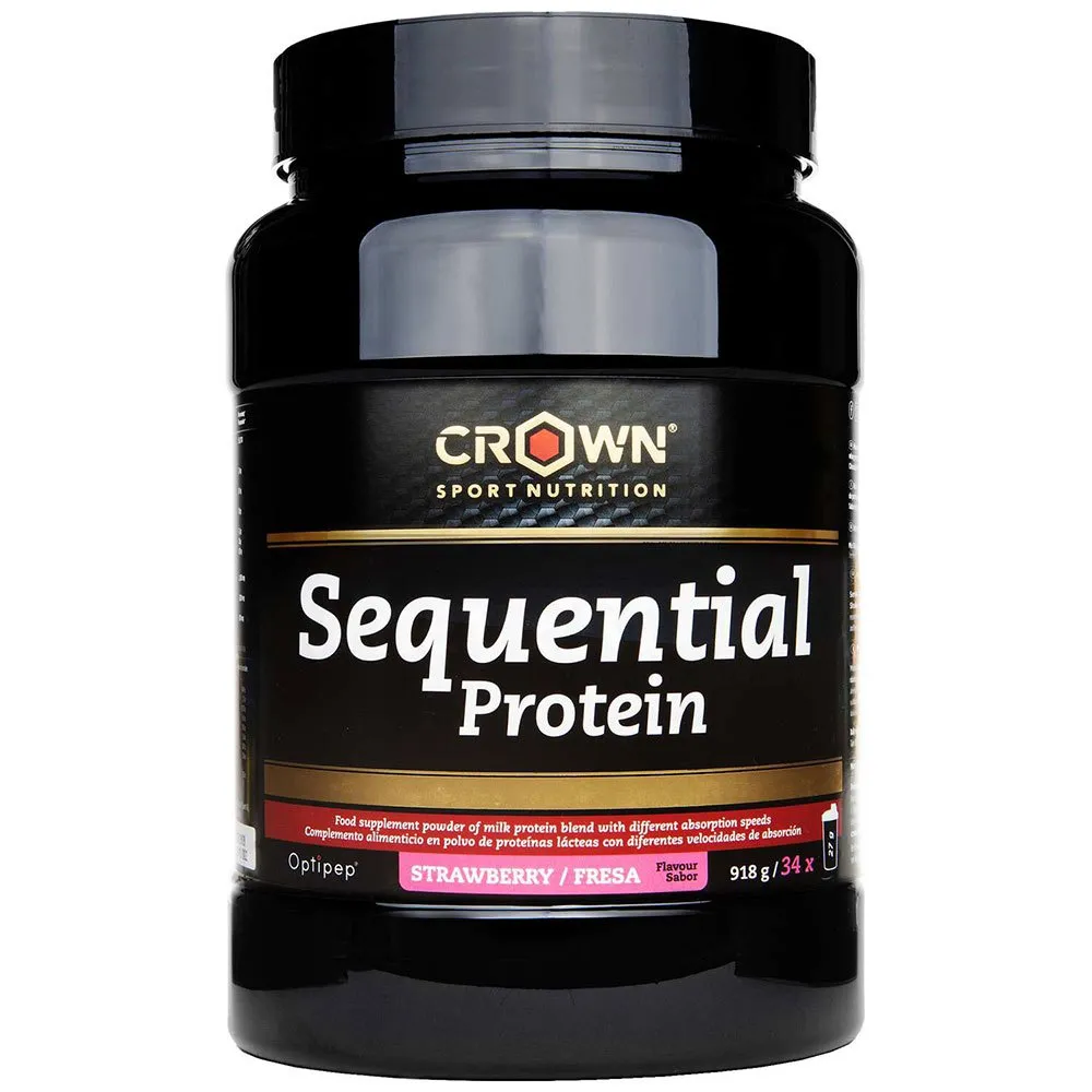 Crown Sport Nutrition Sequential Proteinpulver Für Getränke Erdbeere 918g, Black, One Size Crown Sport Nutrition Sequential Proteinpulver Für Getränke Erdbeere 918g, Black, One Size