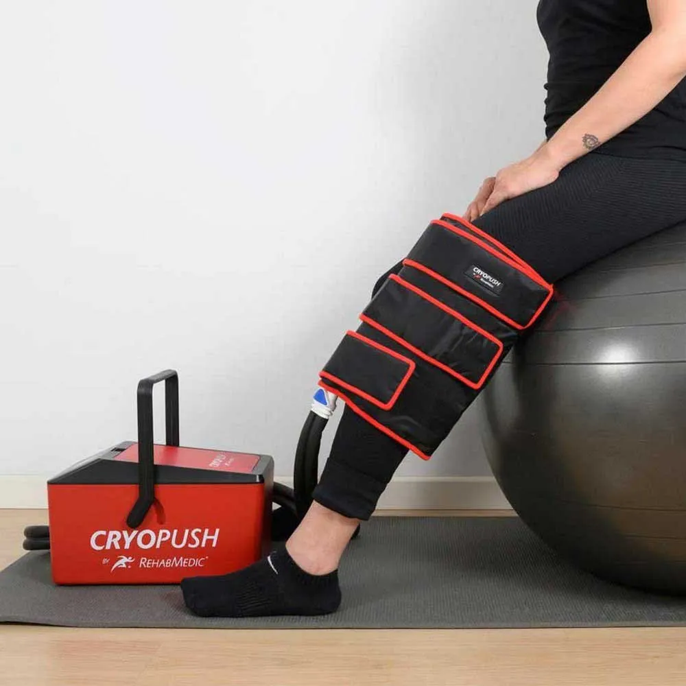 Cryopush 360°-kniebandage Für Kryotherapie, Black / red, One Size Cryopush 360°-kniebandage Für Kryotherapie, Black / red, One Size