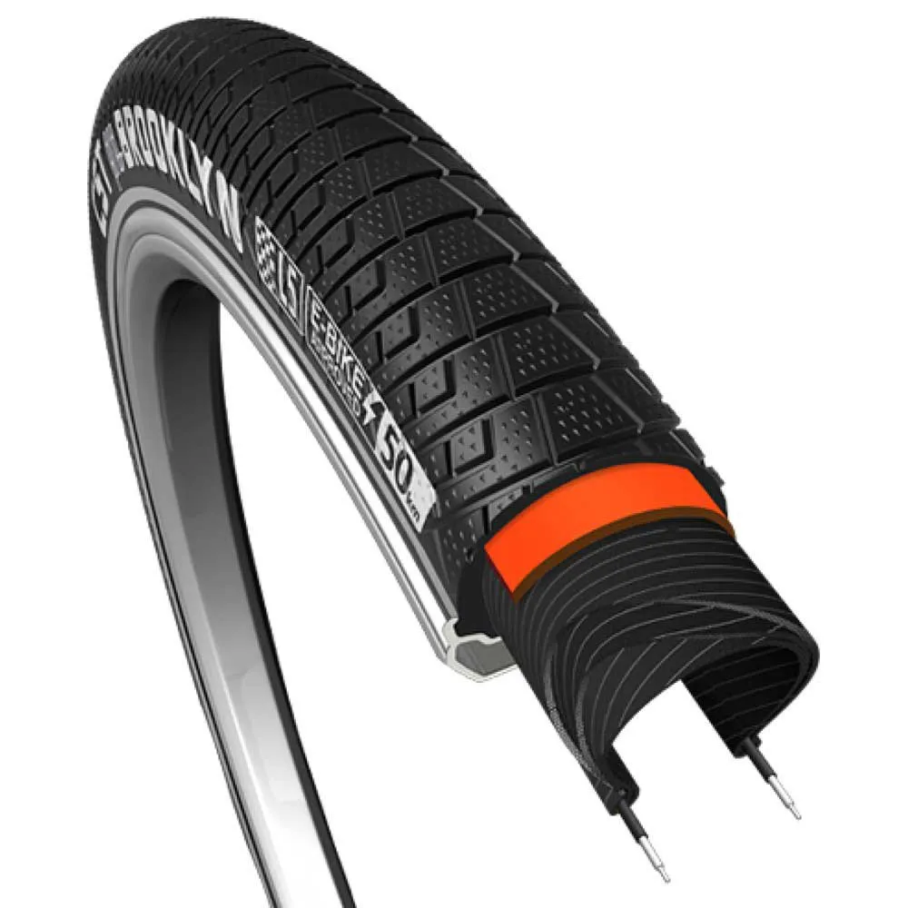 CST Brooklyn C-1996 Single Eps Btb Reflex 29´´ X 2.00 Steifer Urbanreifen, Black, 29" x 2.00 CST Brooklyn C-1996 Single Eps Btb Reflex 29´´ X 2.00 Steifer Urbanreifen, Black, 29" x 2.00