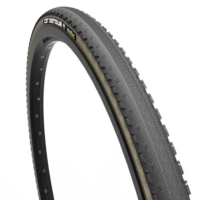 CST Detour C3015 Tubeless 700c X 38 Steifer Gravelreifen, Black / brown, 700C x 38 CST Detour C3015 Tubeless 700c X 38 Steifer Gravelreifen, Black / brown, 700C x 38