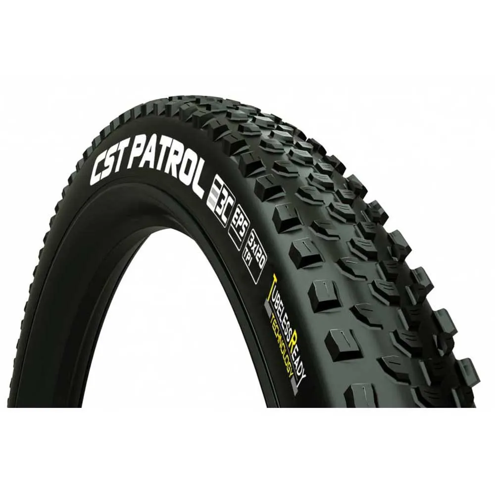 CST Patrol 60 Tpi Tubeless 29´´ X 2.25 Steifer Mtb-reifen, Black, 29" x 2.25 CST Patrol 60 Tpi Tubeless 29´´ X 2.25 Steifer Mtb-reifen, Black, 29" x 2.25
