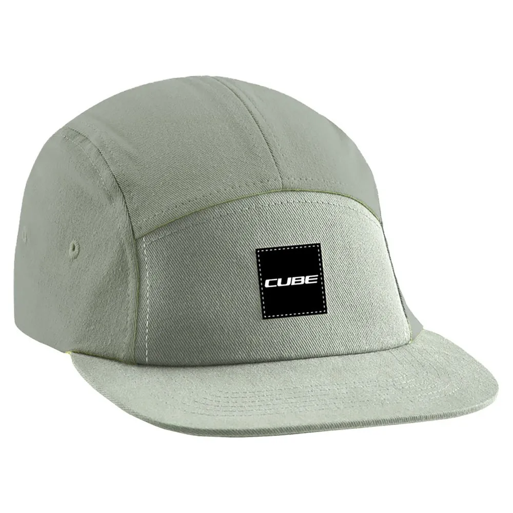 Cube 5 Panel Kappe, Olive Cube 5 Panel Kappe, Olive